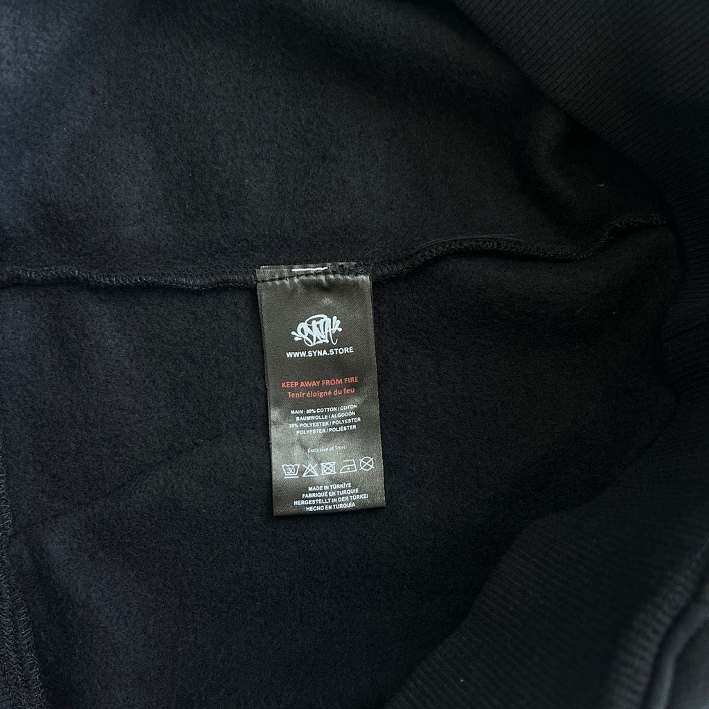 Hoodie Set Black Blue