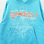 Sp5Der Punk V2 Hoodie Cyan