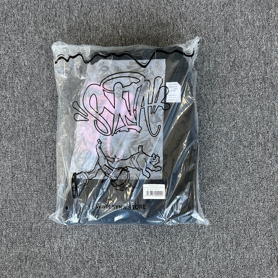 Hoodie Set Black Pink