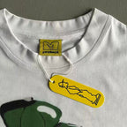 Cactus Plant Flea Market Smiley Character Graphic Tee - White