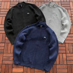 Lacoste Three-Color Full-Zip Sweater