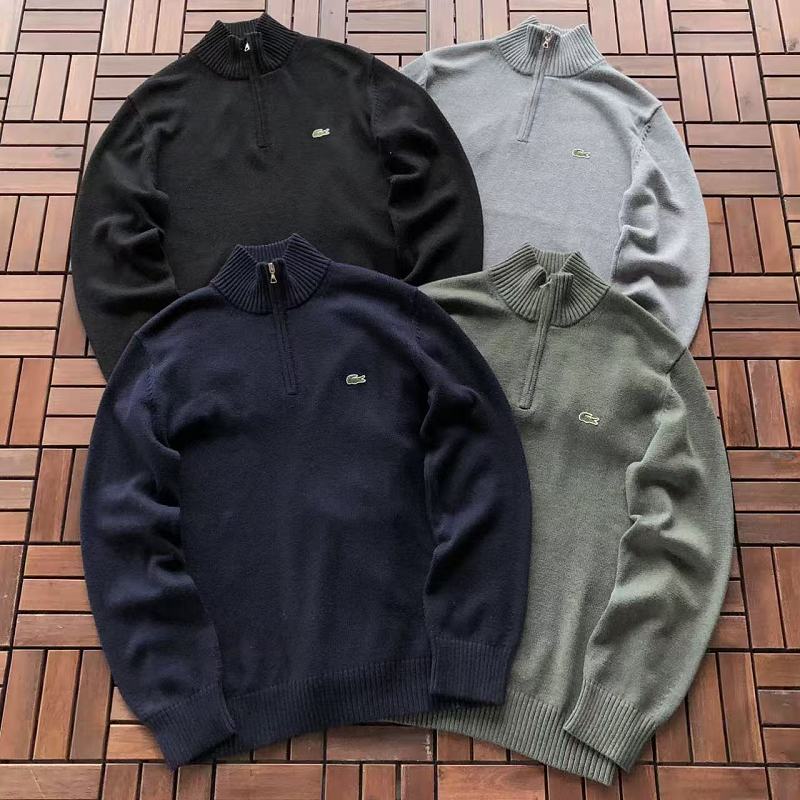 Lacoste Classic Fit Quarter-Zip Sweater