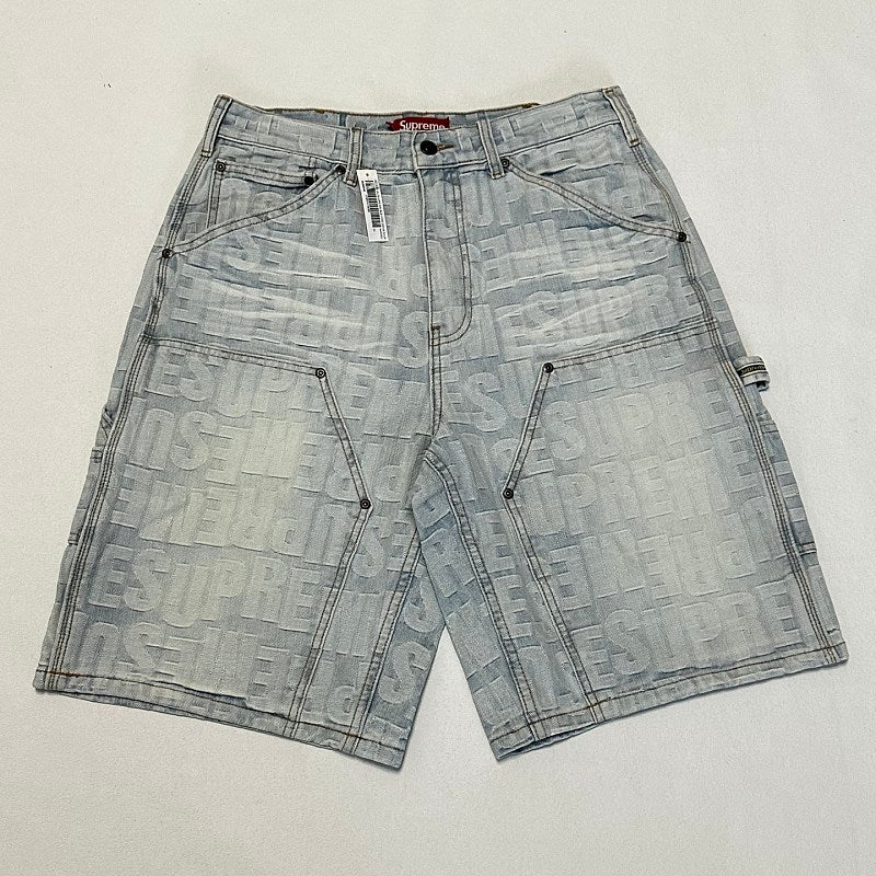 Supreme Denim Jacquard Cargo Shorts