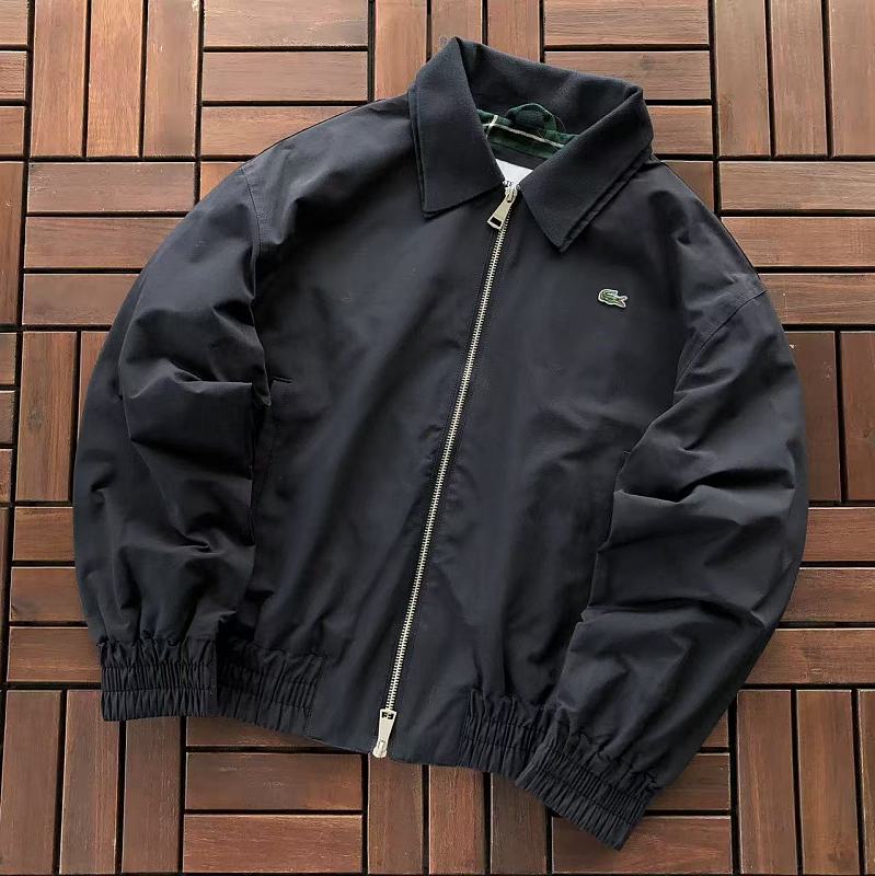 Lacoste Women's Plaid-Lined Zip Jacket