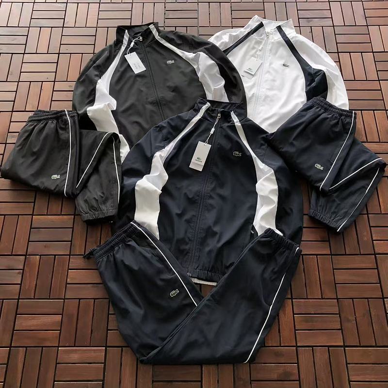 Lacoste Contrast-Panel Tracksuit Set