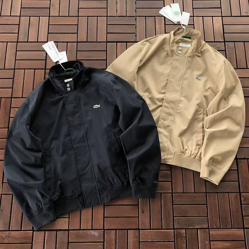 Lacoste Two-Color Snap-Front Jacket