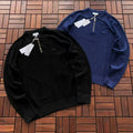 Lacoste Two-Color Quarter-Zip Polo Sweater