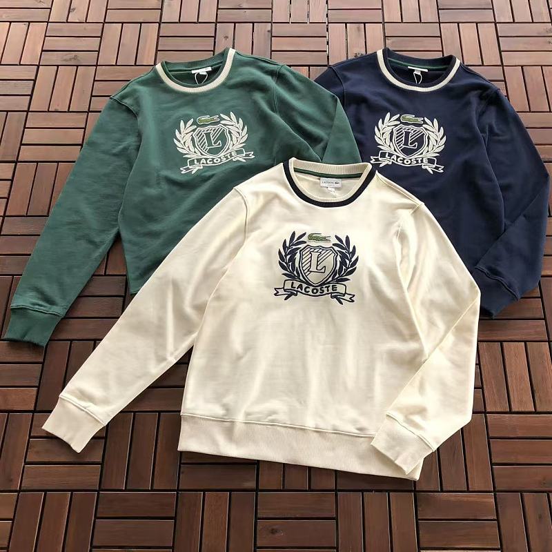 Lacoste Crest Graphic Crewneck Sweater