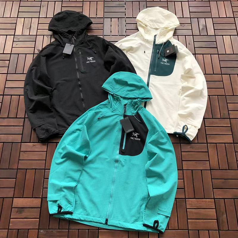 Arc'teryx Colorblock Zip Hooded Jacket