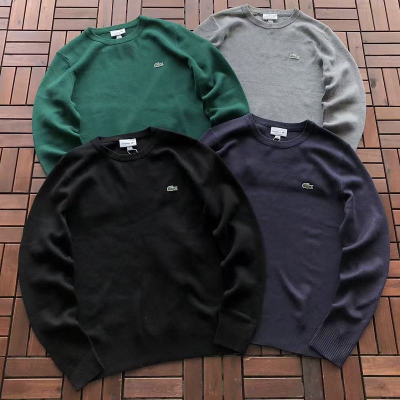 Lacoste Four-Color Crewneck Sweater