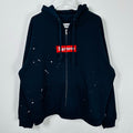 Supreme Paint Splatter Zip Hoodie
