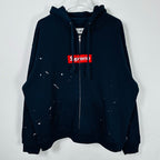 Supreme Paint Splatter Zip Hoodie
