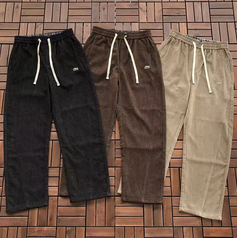 Lacoste Corduroy Drawstring Trousers