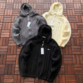 Lacoste Cable-Knit Zip Hoodie