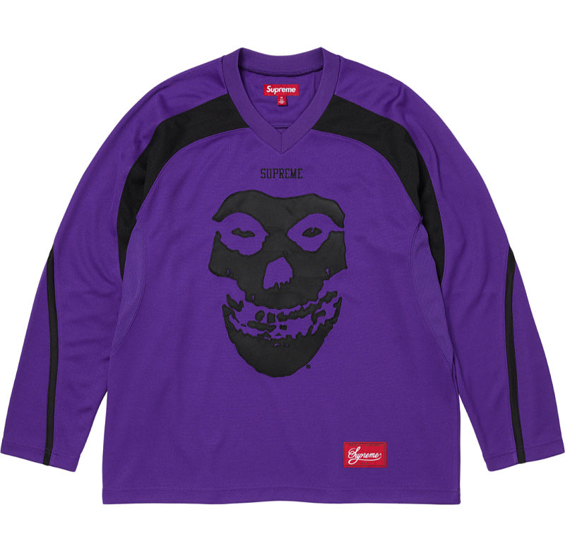 Supreme Purple Skull Hockey Jersey