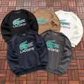 Lacoste Large Crocodile Graphic Crewneck Sweater