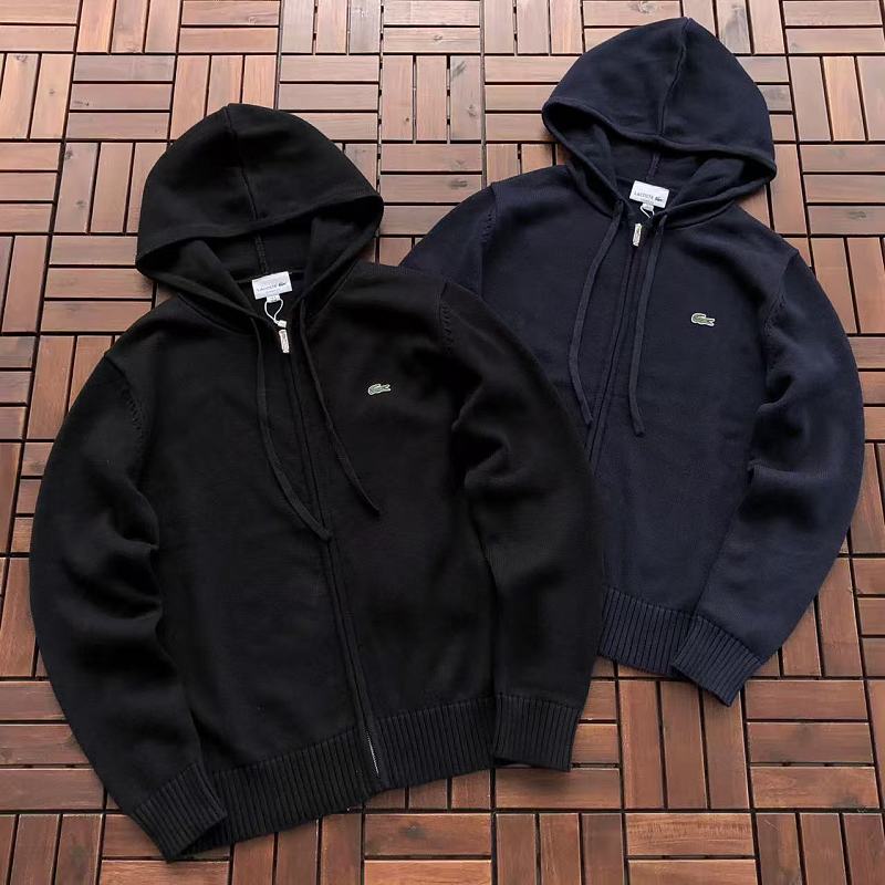 Lacoste Knit Zip Hoodie Sweater