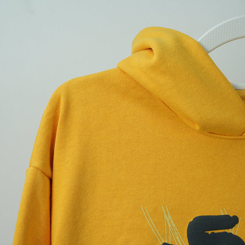 Sp5Der Logo Hoodie Yellow