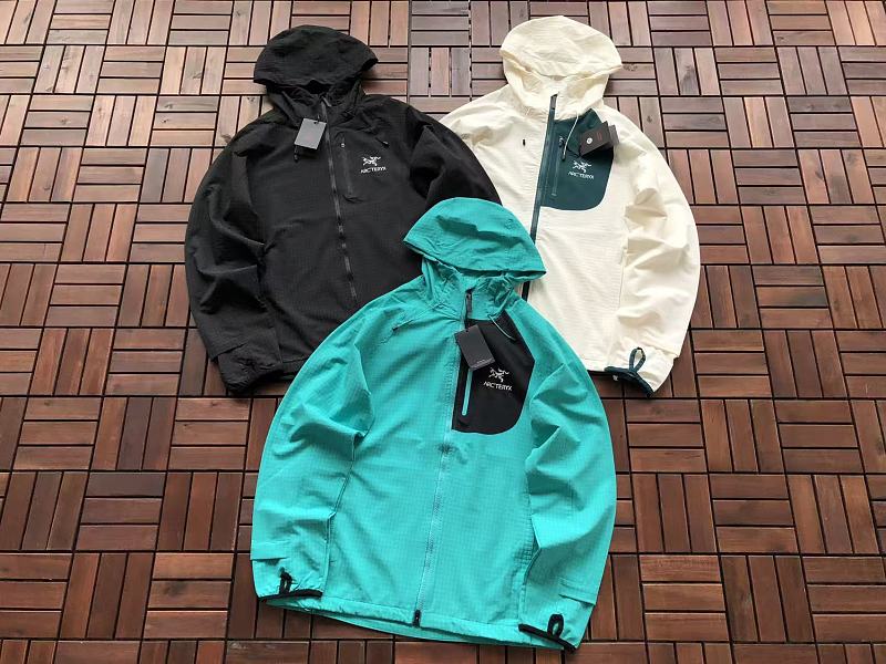 Arc'teryx Colorblock Zip Hooded Jacket