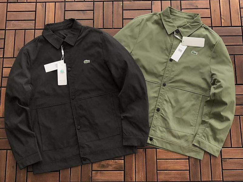 Lacoste Two-Color Overshirt Jacket