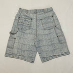 Supreme Denim Jacquard Cargo Shorts