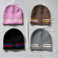 Corteiz Beanies - Pink/Brown/Black