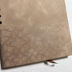 Coach New York Leather Signature Notebook Journal