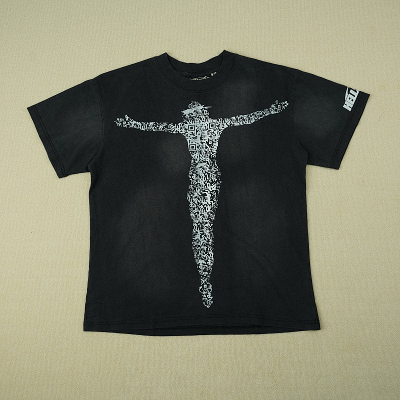 Hellstar Qr Christ Tee Black