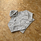 Mertra Hoodie - Grey/White