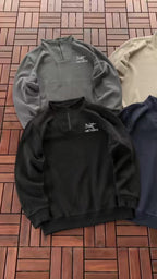 Arc'teryx Fossil Logo Quarter-Zip Sweater