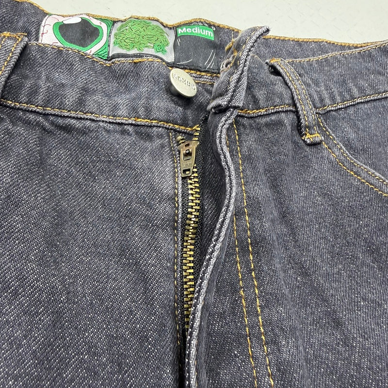 Unknown Brand Dark Black/Charcoal Denim Jeans
