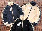 Lacoste Striped Full-Zip Track Jacket