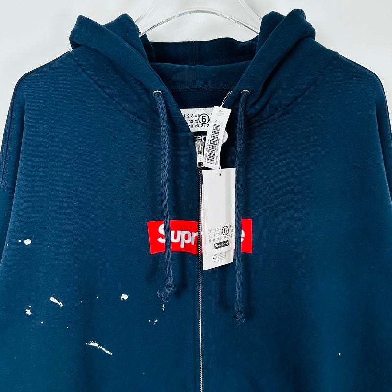 Supreme Paint Splatter Zip Hoodie
