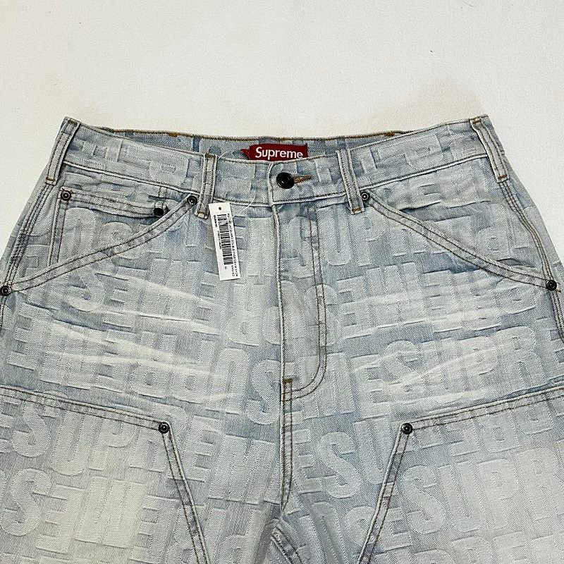 Supreme Denim Jacquard Cargo Shorts