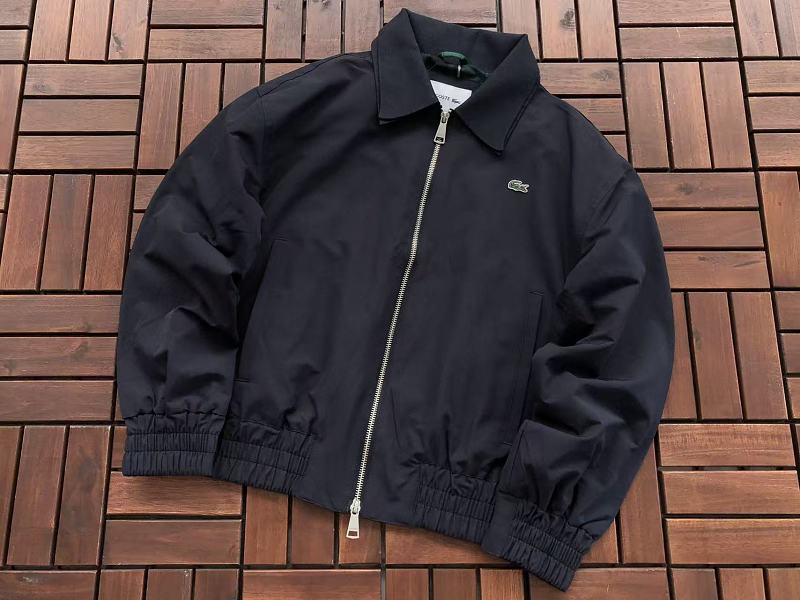 Lacoste Plaid-Lined Zip Jacket