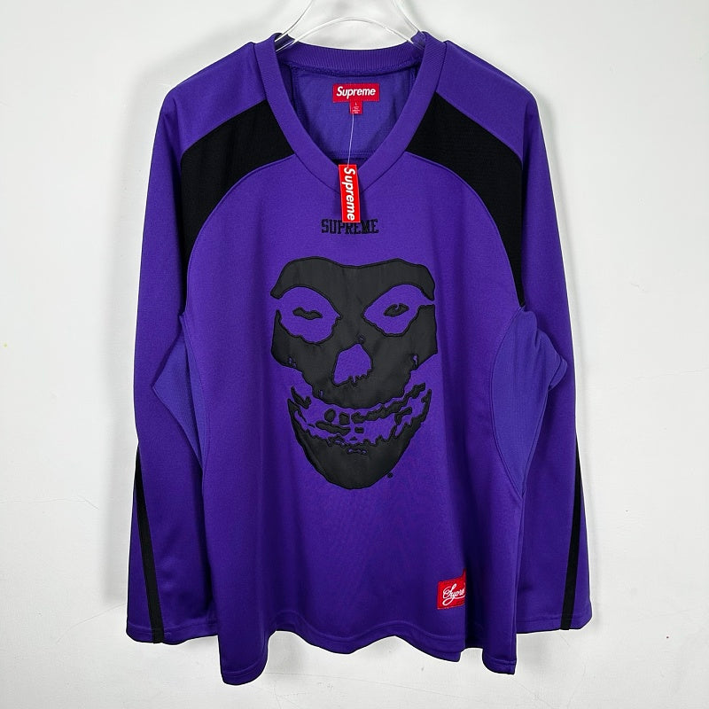 Supreme Purple Skull Hockey Jersey