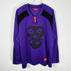 Supreme Purple Skull Hockey Jersey