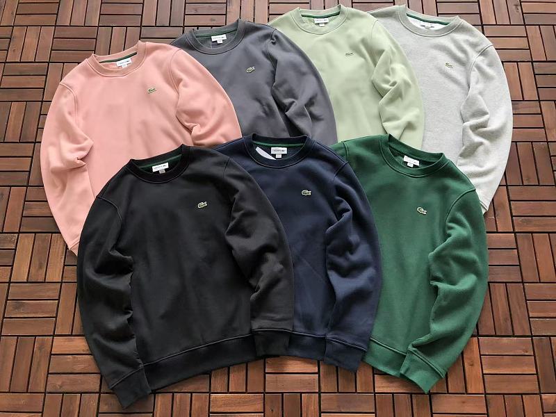 Lacoste Multi-Color Crewneck Sweater