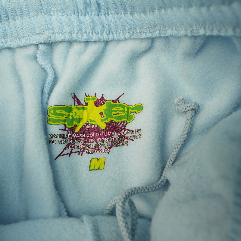 Sp5Der Web Sweatpants Sky Blue