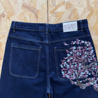 Derschutze Blossom Selvedge - Indigo