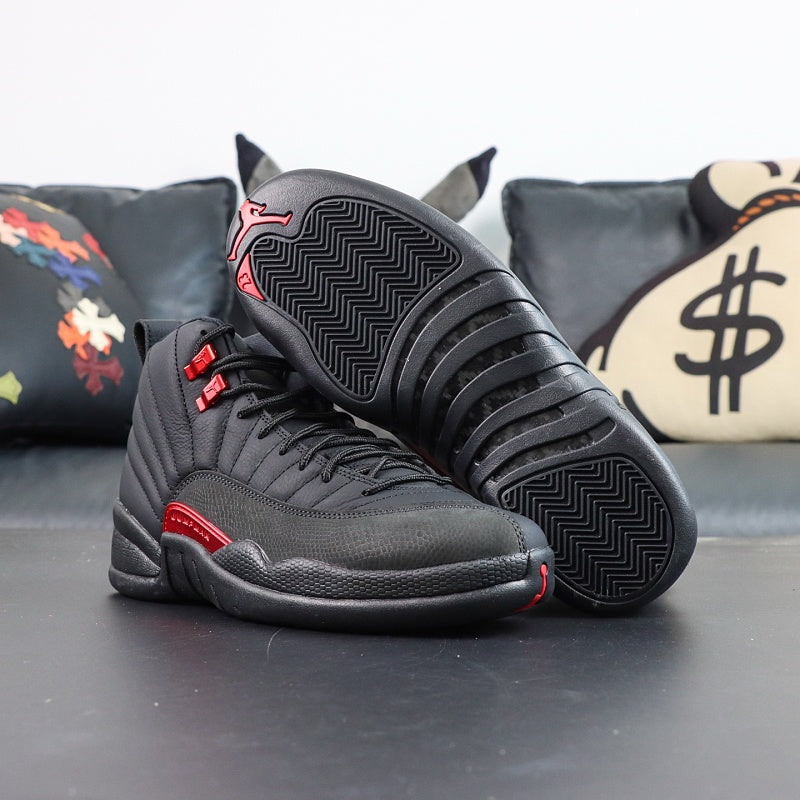 Air Jordan 12 Retro - Reverse Flu Game Black/Varsity Red