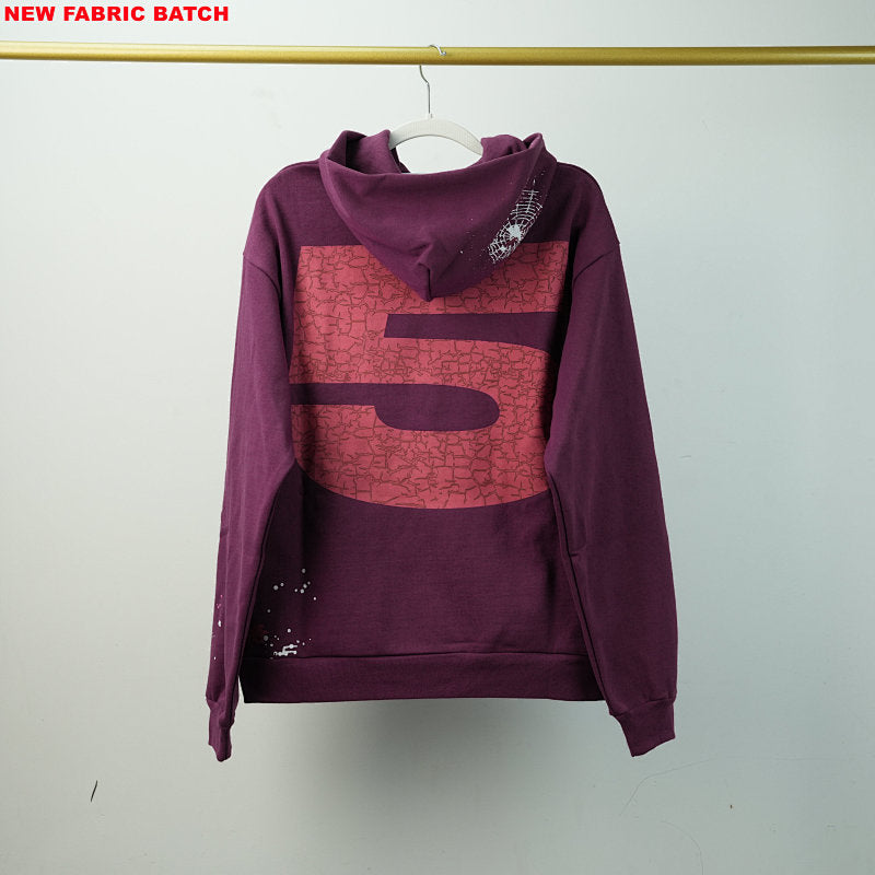 Sp5Der Nocturnal Highway Hoodie Dark Purple