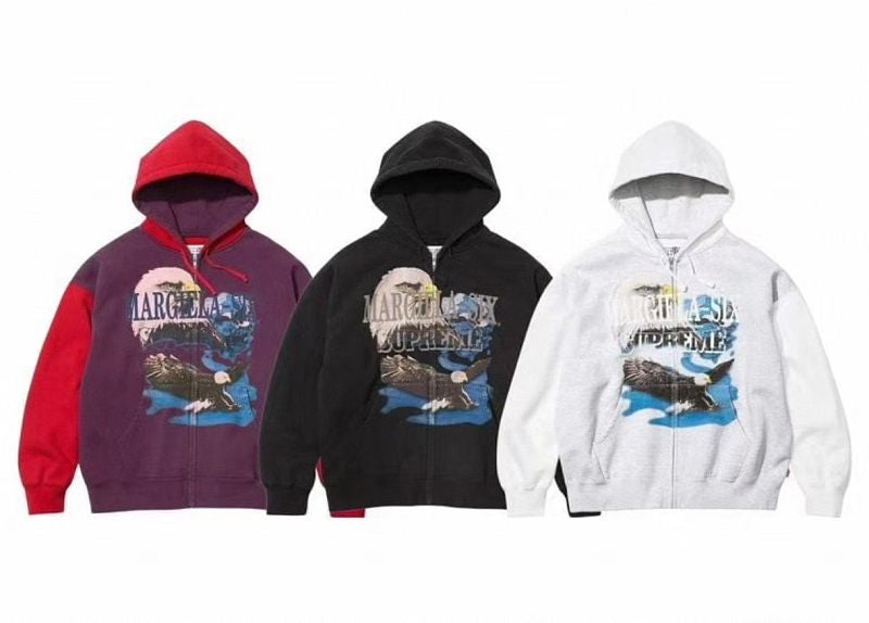 Supreme Eagle Graphic Zip Hoodie