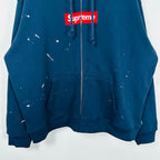 Supreme Paint Splatter Zip Hoodie