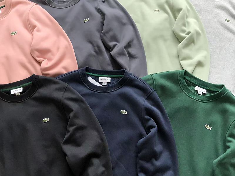 Lacoste Multi-Color Crewneck Sweater