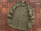 Lacoste Textured Long-Sleeve Button-Up Shirt
