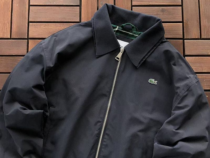Lacoste Women's Plaid-Lined Zip Jacket