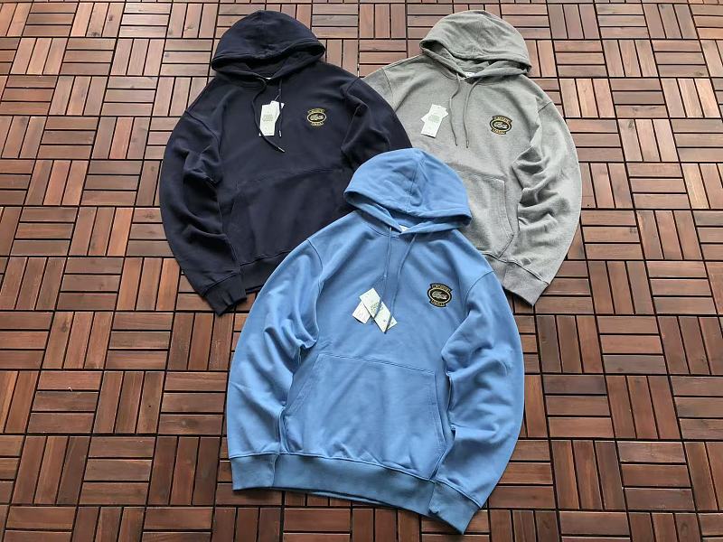 Lacoste Crest Logo Pullover Hoodie