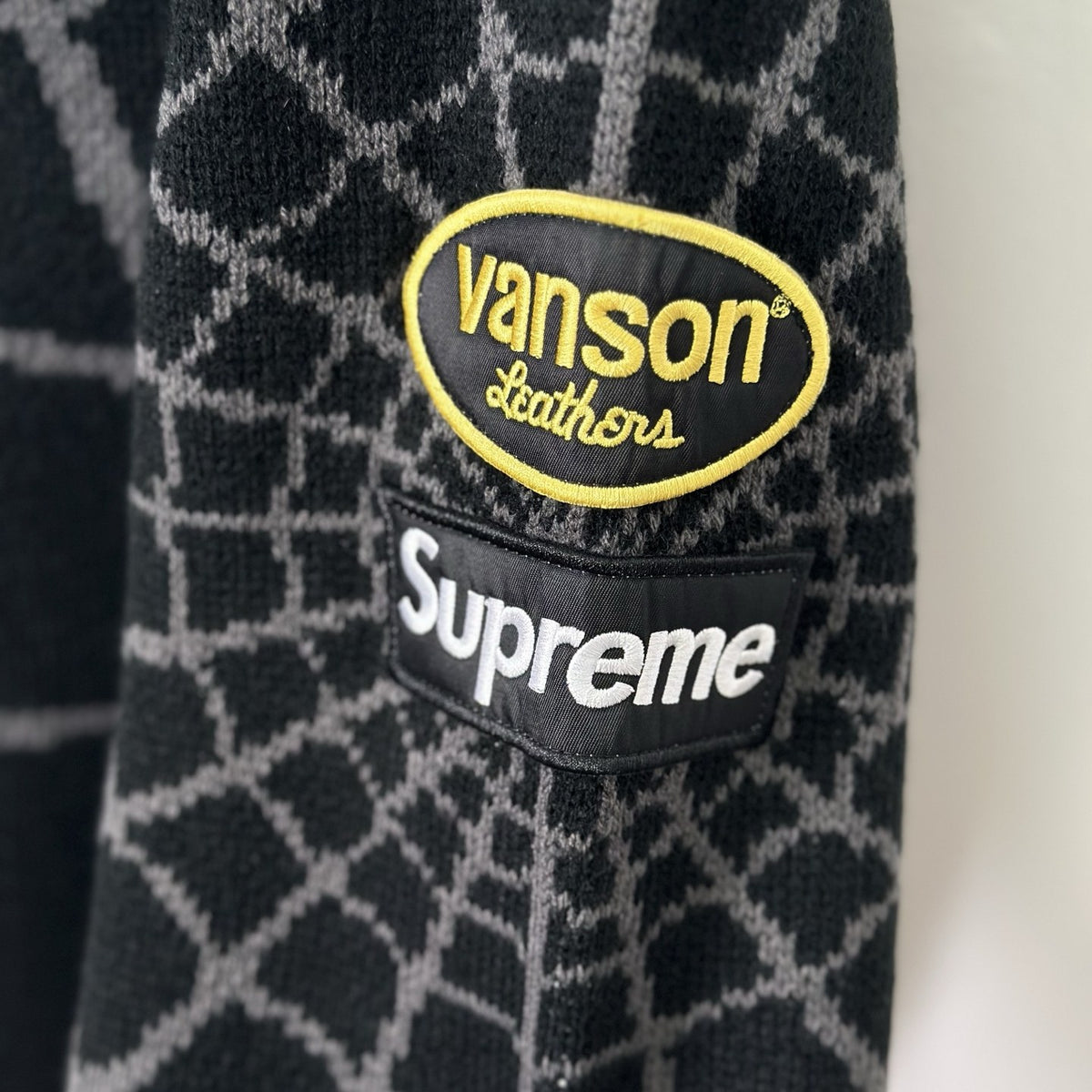 Supreme Vanson Spider Web Crewneck Sweater