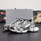 Balenciaga Track Sneaker - White/Black Logo Print